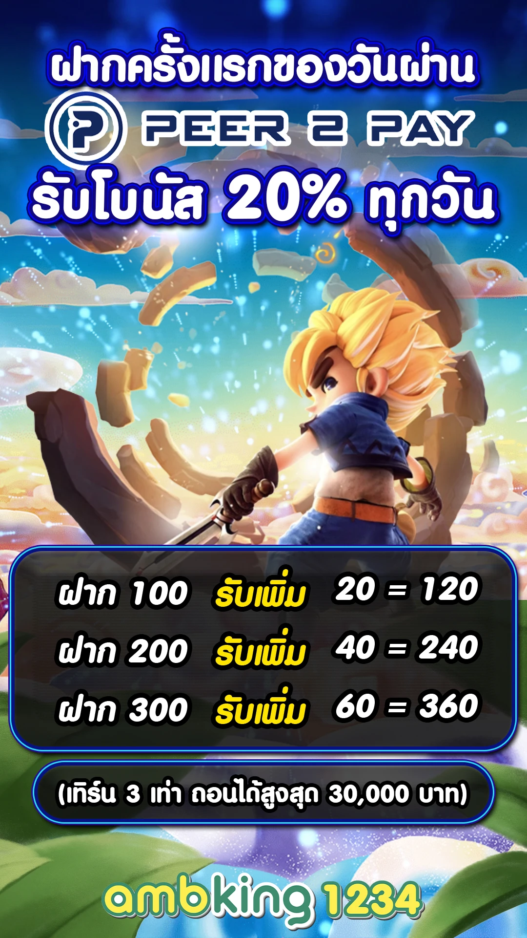 g2g15 รับ100 - แบนเนอร์โปรโมชั่น