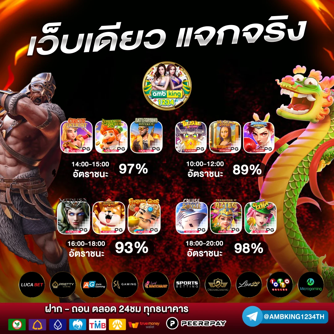 เว็บพนันออนไลน์ สล็อตเว็บตรง - แบนเนอร์โปรโมชั่น